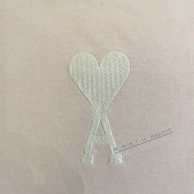 Ami專櫃2023SS新款兔年限定款刺繡T恤 男女同款 tzy2652